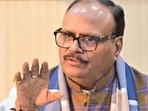 Uttar Pradesh deputy chief minister Brajesh Pathak. (HT file)