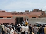 This comes after members of the group were allegedly attacked while visiting a government school in Bagru.(HT PHOTO)