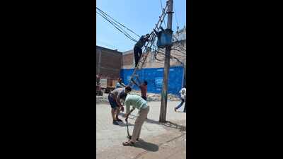 19 people were found to be directly involved in illegal consumption or unauthorised distribution of electricity. FIRs will be registered against them at the Anti-Power Theft police station, said officials. (HT Photos) 19 people were found to be directly involved in illegal consumption or unauthorised distribution of electricity. FIRs will be registered against them at the Anti-Power Theft police station, said officials. (HT Photos)