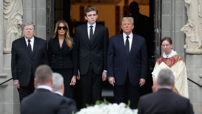 Iran recently released a video titled “Where to kill Barron Trump” and claimed to show the movements of the 20-year-old. (AP File)