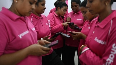 Companies hiring gig workers operate on the principle of “use and throw”. No one is sacked but are removed using technical grounds. As soon as festive and discount seasons of big companies end, incentives for the delivery partners are discontinued. Their app, using technical jargon, blocks their ids. (AFP) Companies hiring gig workers operate on the principle of “use and throw”. No one is sacked but are removed using technical grounds. As soon as festive and discount seasons of big companies end, incentives for the delivery partners are discontinued. Their app, using technical jargon, blocks their ids. (AFP)