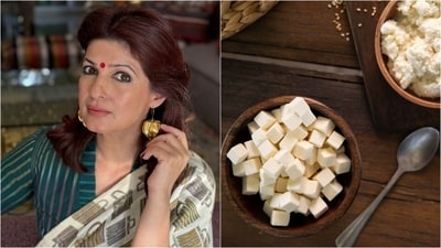In the age of analogue paneer, Twinkle Khanna is sticking to homemade paneer. (Instagram/ Twinkle Khanna and Freepik) In the age of analogue paneer, Twinkle Khanna is sticking to homemade paneer. (Instagram/ Twinkle Khanna and Freepik)