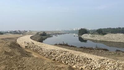 Prof Venkatesh Dutta expressed concern that the proposed Green Corridor, with high embankments and a four-lane road, would further constrain the river. (Sourced)