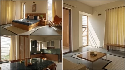 Thirai, a compact Bengaluru home, utilizes a perforated facade for ventilation, privacy, and natural light. (YouTube/@Buildofy) Thirai, a compact Bengaluru home, utilizes a perforated facade for ventilation, privacy, and natural light. (YouTube/@Buildofy)