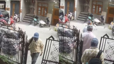 Alka Lamba said the thieves had “fled” with her father's savings, questioning the safety of people in Delhi. (Video screengrabs) Alka Lamba said the thieves had “fled” with her father's savings, questioning the safety of people in Delhi. (Video screengrabs)