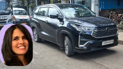 Megha Rawal was distracted as she was talking on a phone while driving Innova Crysta and ran over the boy, accoring to initial investigation, said police. (Special Arrangement) Megha Rawal was distracted as she was talking on a phone while driving Innova Crysta and ran over the boy, accoring to initial investigation, said police. (Special Arrangement)