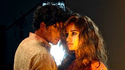 Rasha and Abhay in a still from the film. Rasha and Abhay in a still from the film.