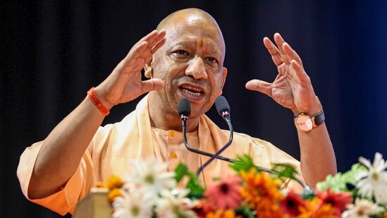 Without naming any political organisation, CM Yogi accused certain groups of attempting to divide society along caste, regional and linguistic lines. (File Photo/PTI)