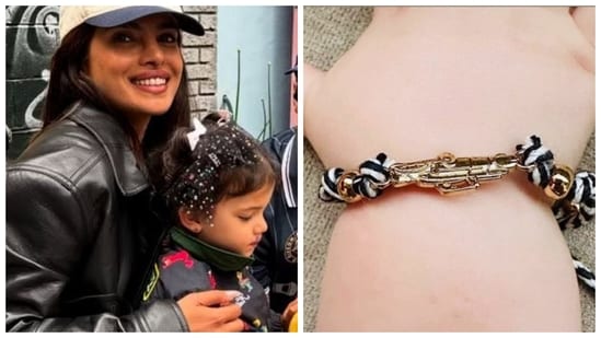 Malti Marie sends Neer his first Rakhi.