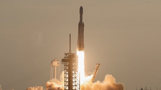 NASA's Nancy Grace Roman Space Telescope will study dark matter, dark energy and exoplanets after launching on SpaceX's Falcon Heavy rocket. (REUTERS/Joe Skipper  TPX IMAGES OF THE DAY)