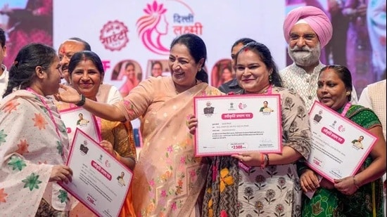 Under the scheme, eligible women aged 21 to 60 will receive ₹2,500 a month from September 1. (HT Archive)