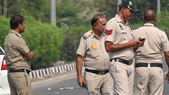 Personnel from the Simbhawali police station reached the spot and took the accused into custody. (Sanchit Khanna/HT File Photo)