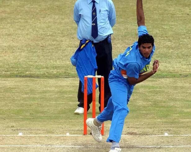 Aavishkar Salvi, playing for India A. (X Images) Aavishkar Salvi, playing for India A. (X Images)