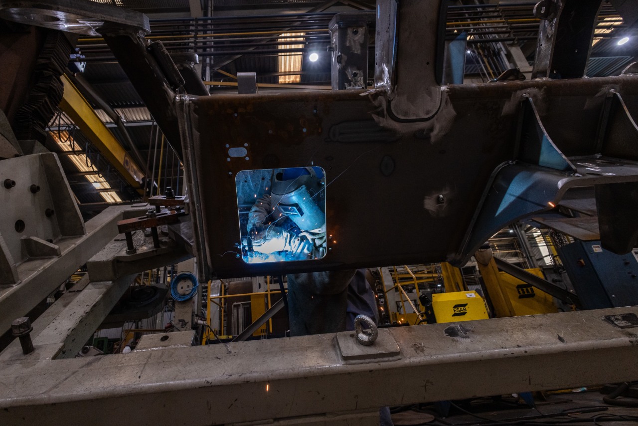 A welder in Painco’s Rio das Pedras plant. Piracicaba’s factories are still filling contracts signed before Trump’s tariffs took effect. A welder in Painco’s Rio das Pedras plant. Piracicaba’s factories are still filling contracts signed before Trump’s tariffs took effect.