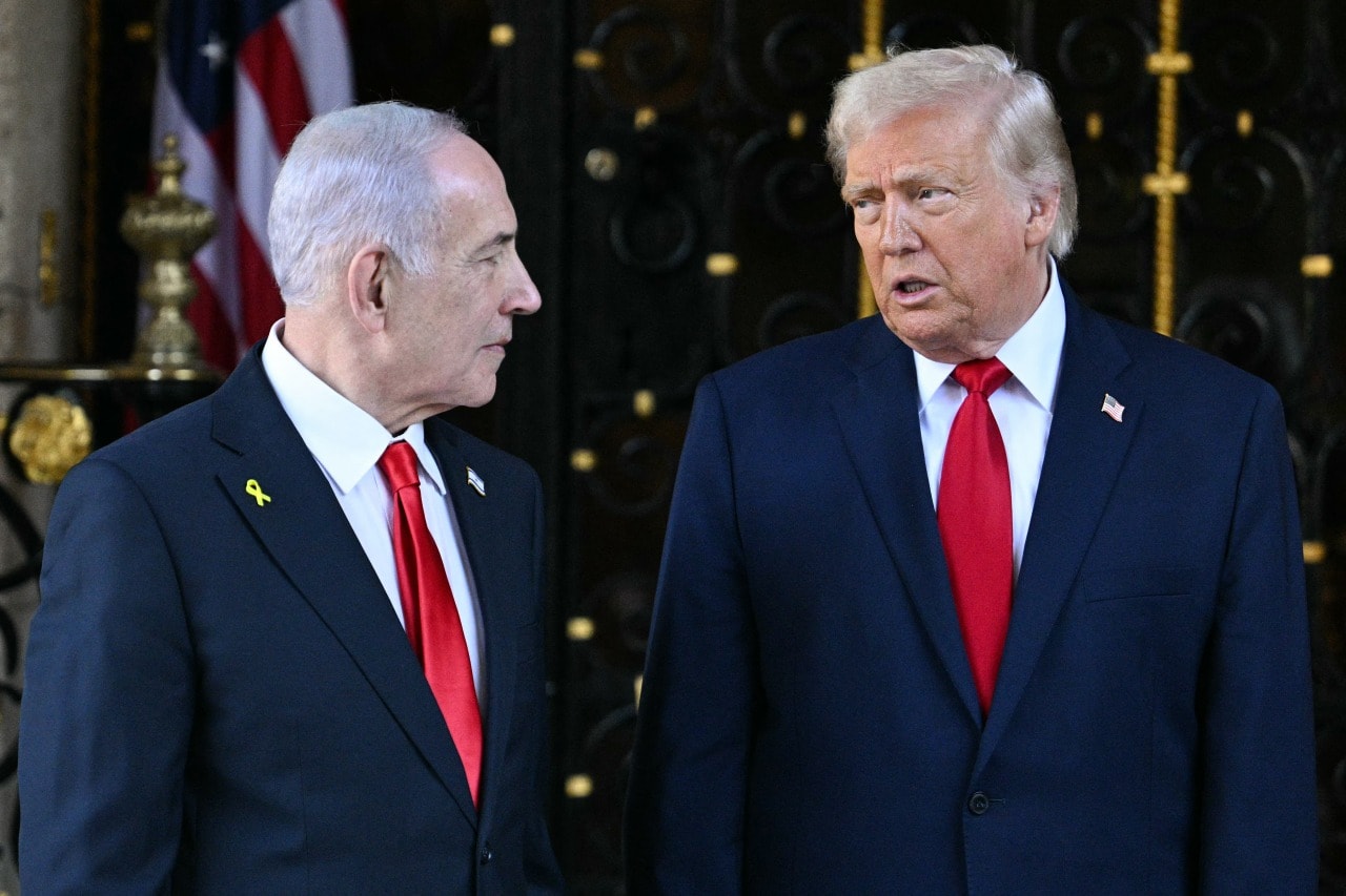 Israeli Prime Minister Benjamin Netanyahu and President Trump at Mar-a-Lago in 2025. Israeli Prime Minister Benjamin Netanyahu and President Trump at Mar-a-Lago in 2025.
