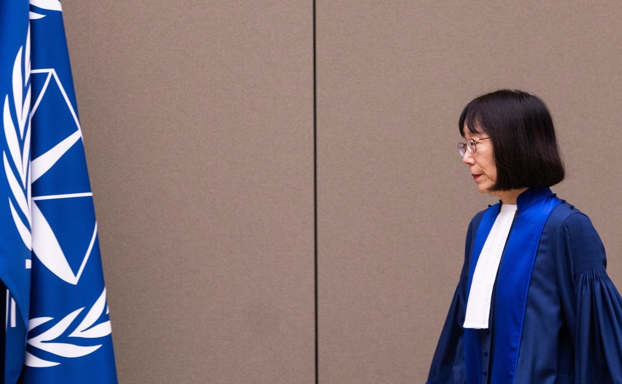 ICC President Tomoko Akane has been sanctioned by the U.S. ICC President Tomoko Akane has been sanctioned by the U.S.
