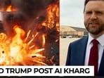 JD Vance said Donald Trump's AI-generated video showing Iran's Kharg Island being blown apart was meant to send Tehran a message.