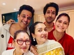 Krushna Abhishek celebrated Raksha Bandhan with Sunita Ahuja and family.
