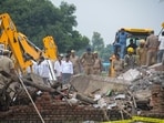 Given the intensity of the blast, train operations on the Delhi-Howrah railway line passing near the site were suspended for about an hour. 