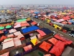 The religious event will span 21 months, beginning October 31 this year, when religious flags will be hoisted in Nashik and Trimbakeshwar. (HT)