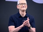 Tim Cook steps down as Apple CEO after 15 years. (Photo by Josh Edelson / AFP)(AFP)