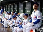 Michael Busch #29 of the Chicago Cubs pictured at Wrigley Field in Chicago, Illinois.(Getty Images via AFP)