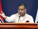 File photo: MEA Spokesperson Randhir Jaiswal addresses a press conference