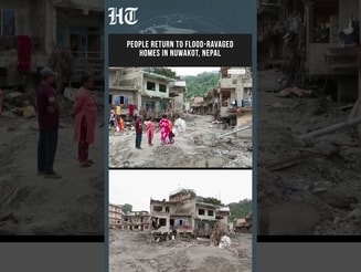 People Return To Flood-Ravaged Homes In Nuwakot, Nepal As Recovery Begins
