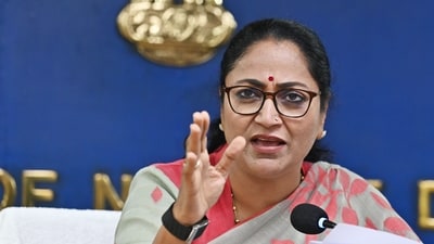 Rekha Gupta said the Delhi government would ensure that “responsibility is fixed” in the incident. (HT Photo) Rekha Gupta said the Delhi government would ensure that “responsibility is fixed” in the incident. (HT Photo)