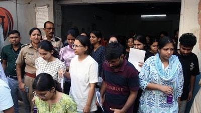 Power disruptions had affected the NEET-PG 2026 examination at two centres in Jaipur on Sunday. (HT Photo/ Santosh Kumar/ Representational)
