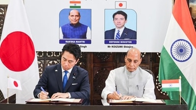 India, Japan deepen maritime security ties with new pact on information sharing, search and rescue, disaster relief and naval cooperation. (ANI) India, Japan deepen maritime security ties with new pact on information sharing, search and rescue, disaster relief and naval cooperation. (ANI)