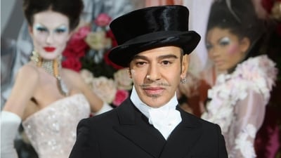 The Metropolitan Museum of Art announced it will cancel its upcoming exhibition on designer John Galliano. (AP Photo/Jacques Brinon) The Metropolitan Museum of Art announced it will cancel its upcoming exhibition on designer John Galliano. (AP Photo/Jacques Brinon)