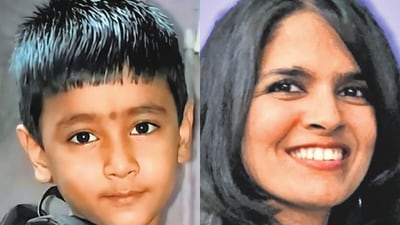 Eyewitnesses alleged that the car was speeding and that Megha Rawal (right) was speaking on her mobile phone when it hit Ayansh. (HT Print) Eyewitnesses alleged that the car was speeding and that Megha Rawal (right) was speaking on her mobile phone when it hit Ayansh. (HT Print)
