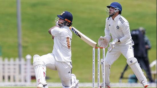 East Zone’s Vaibhav Sooryavanshi in action during Duleep Trophy. (PTI)