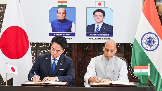 India, Japan deepen maritime security ties with new pact on information sharing, search and rescue, disaster relief and naval cooperation. (ANI)