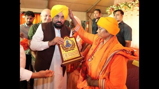 The chief minister said Punjab had always set an example of communal harmony, with people participating in each other’s religious and cultural celebrations. (HT Photo)