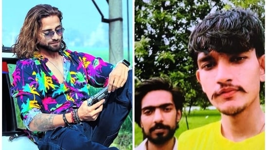 L: Murdered Haryanvi singer-YouTuber who was killed by armed assailants on August 26 | R: Suspects killed on Aug 31 in fire exchange with police
