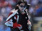 Jungkook of BTS performs during the Topps Final Halftime Show at the FIFA World Cup 2026 Final match between Spain and Argentina at New York New Jersey Stadium    
