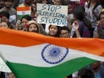 Students’ unions, formed before independence, provided them platforms to raise issues of concern.(AP Photo)