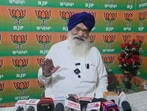Ajnala’s son Amarpal Singh Bony, who was elected MLA twice on a SAD ticket, is currently in the BJP. (HT File)