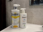 I tried Dermafique’s body wash and body serum(HT)