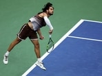 Carlos Alcaraz made a flying start to his US Open title defence on Monday. 