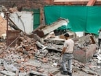 MCD demolishes temporary structures near Jama Masjid