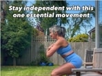 Think you should skip squats due to knee pain? This 63-year-old fitness coach says adapt, don't quit. (Instagram/ hergardengym)