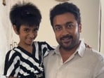 Mahesh Mathew's daughter seemed thrilled to have Suriya at her birthday party.