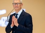 Apple CEO Tim Cook thanks guests and officials during a ribbon-cutting ceremony for Apple's Advanced Manufacturing Center in Houston, Thursday, Aug. 13, 2026. (AP Photo/Annie Mulligan)(AP Photo/Annie Mulligan)