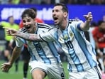 The 39-year-old’s retirement from international football marks the end of an era in which where Argentina employed a simple tactic: give it to Messi. (AFP)
