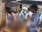 The deceased have been identified as Nagen Rajbongshi (44), his wife Sanu Rajbongshi (38), and their 12-year-old daughter, Meena Rajbongshi. (HT Sourced Photo)