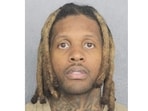 Rapper Lil Durk in a mughot released by Broward Sheriff's Office.
