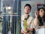 The couple revealed that their AC sleeper cabin ticket cost just 6 euros (around  <span class='webrupee'>₹</span>660).